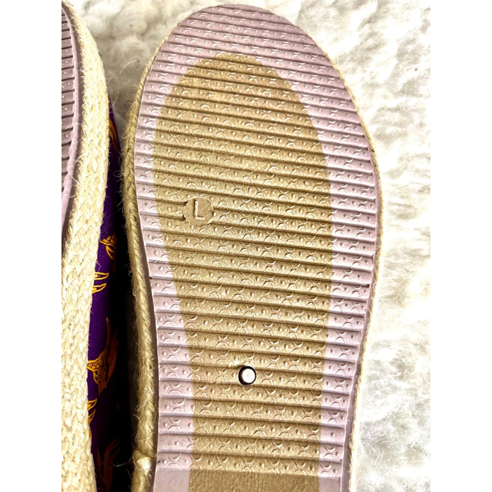 NWT FOCO NFL Women's Minnesota Vikings Espadrille Canvas Shoe Size L (9-10) - Picture 8 of 8